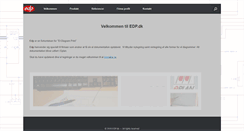 Desktop Screenshot of edp.dk